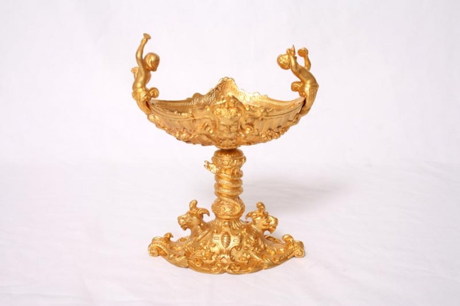 Stunning Gilded Bronze Salt Bonbon Sweet Dish | Ref. no. 02612 single | Regent Antiques